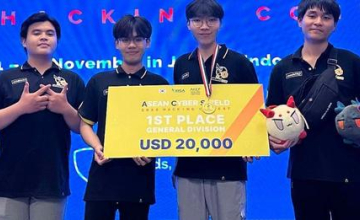Nhóm sinh viên trường bet365 betting
 giành giải nhất cuộc thi hacking ASEAN Cyber Shield với phần thưởng 20.000 USD (gần 500 triệu đồng)